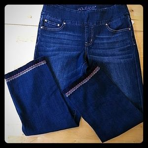 Jag, Peri pull-on, high rise/straight, ankle jeans
